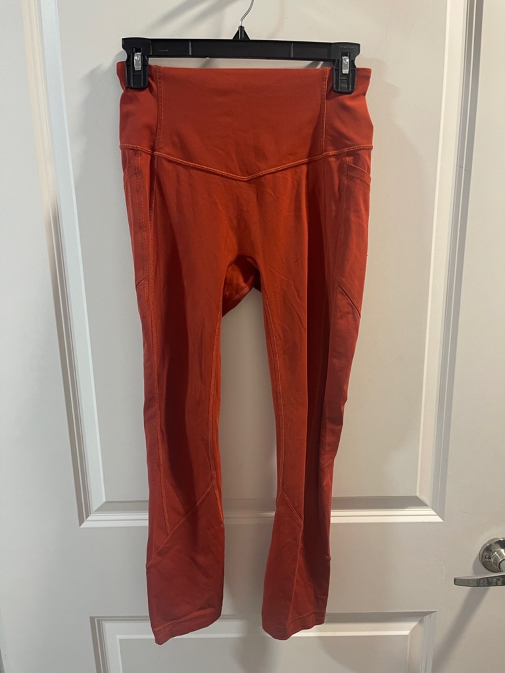 Lululemon High-Waist Rust Orange Leggings Have One Spot